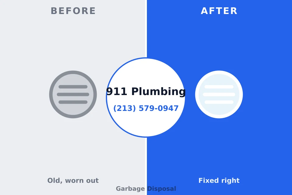 Before and after: plumbing repair Hampton, MD